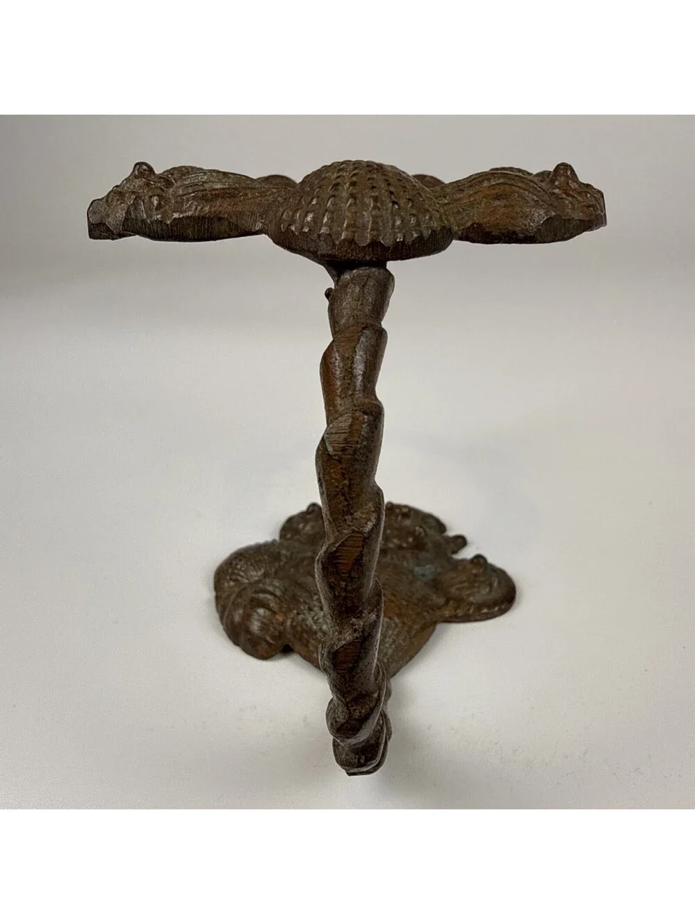 Coastal Seashell Orb Stand Pedestal 4